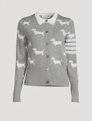 Wool Cardigan Hector Print