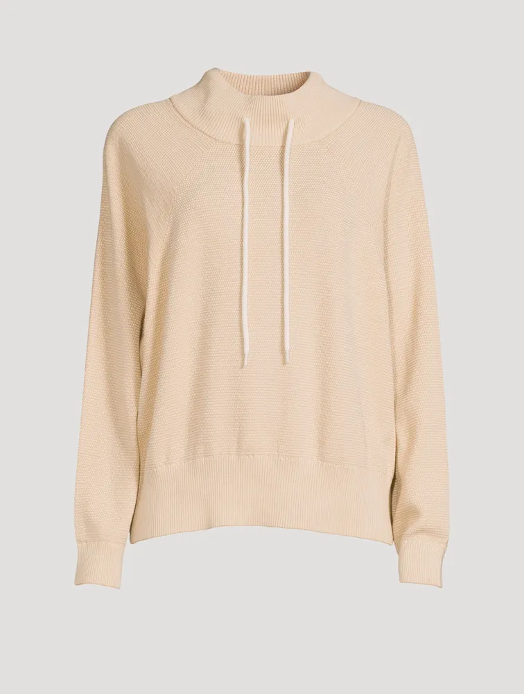 Maceo Cotton Knit Mockneck Sweatshirt