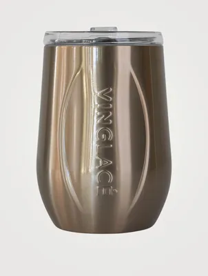 Stainless Steel Insulated Stemless Wine Glass