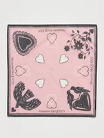 Cotton And Silk Mystic Bandana Scarf