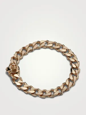 24K Goldplated Edge Chain Bracelet