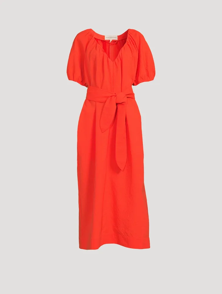 Alora Organic Cotton Cocoon Midi Dress
