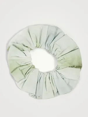 Watercolour Organic Cotton Poplin Scrunchie