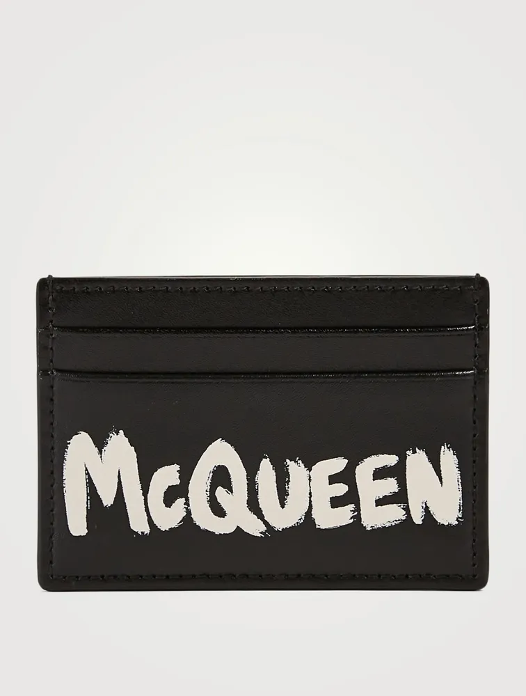 Graffiti Leather Card Holder