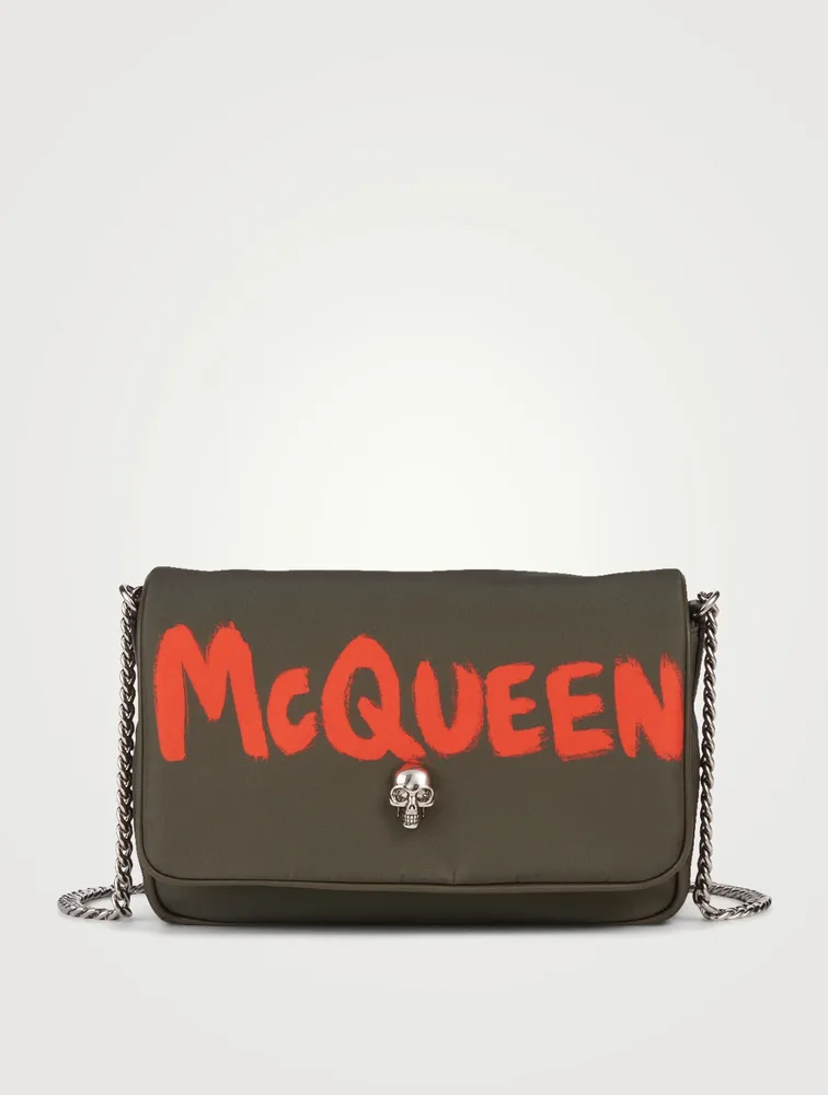 Graffiti Nylon Crossbody Bag
