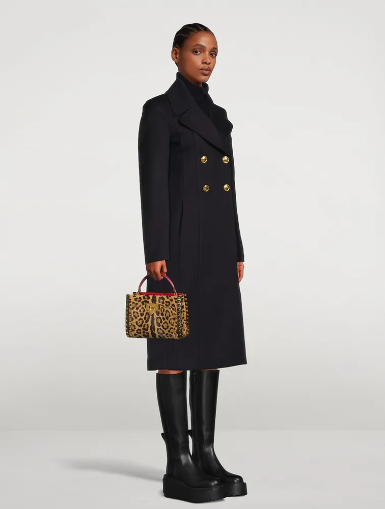 Virgin Wool And Cashmere Double-Breasted Coat