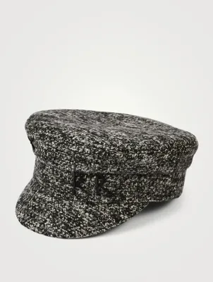 Wool-Blend Baker Boy Cap