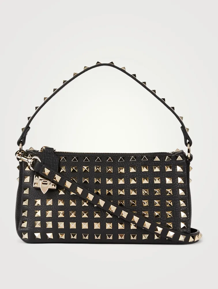 Rockstud Leather Shoulder Bag