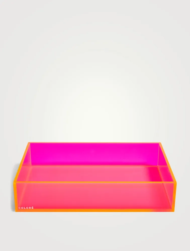 Large Neon Acrylic Tray