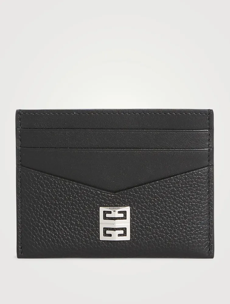 Grained Leather Card Holder