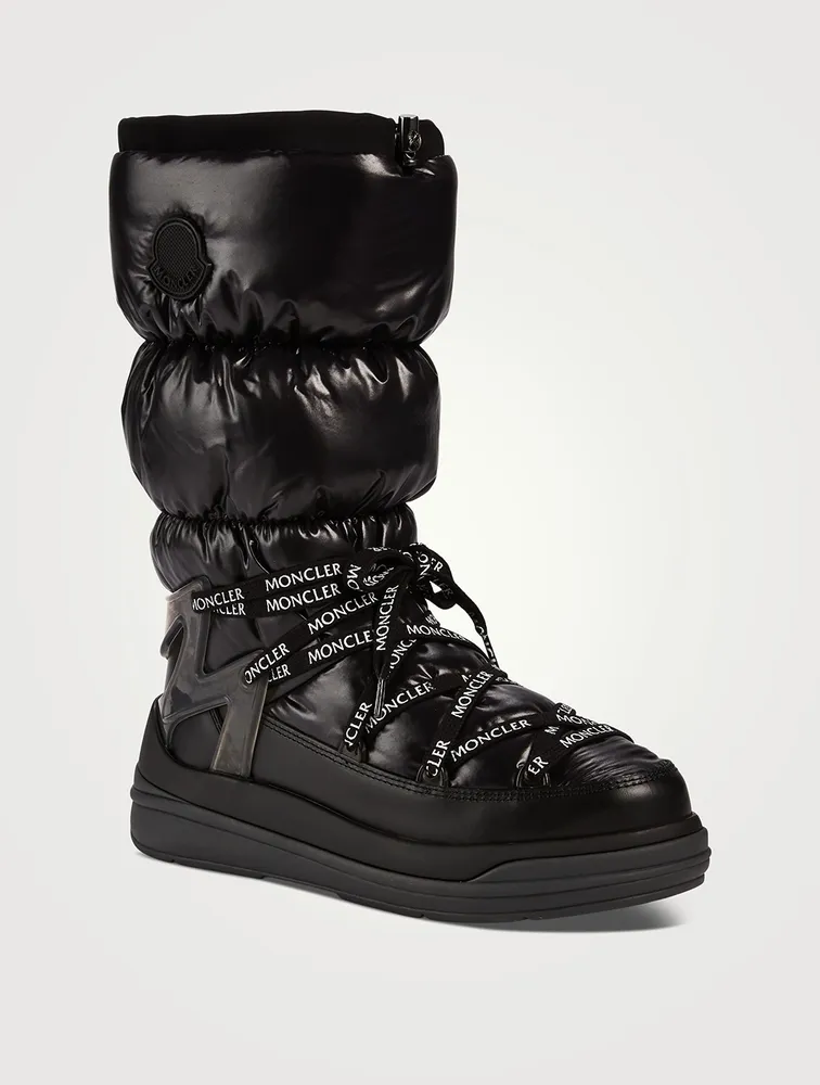 Insolux Nylon And Leather Mid-Calf Boots