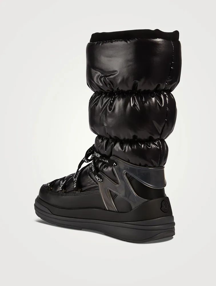Insolux Nylon And Leather Mid-Calf Boots