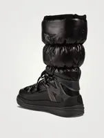 Insolux Nylon And Leather Mid-Calf Boots