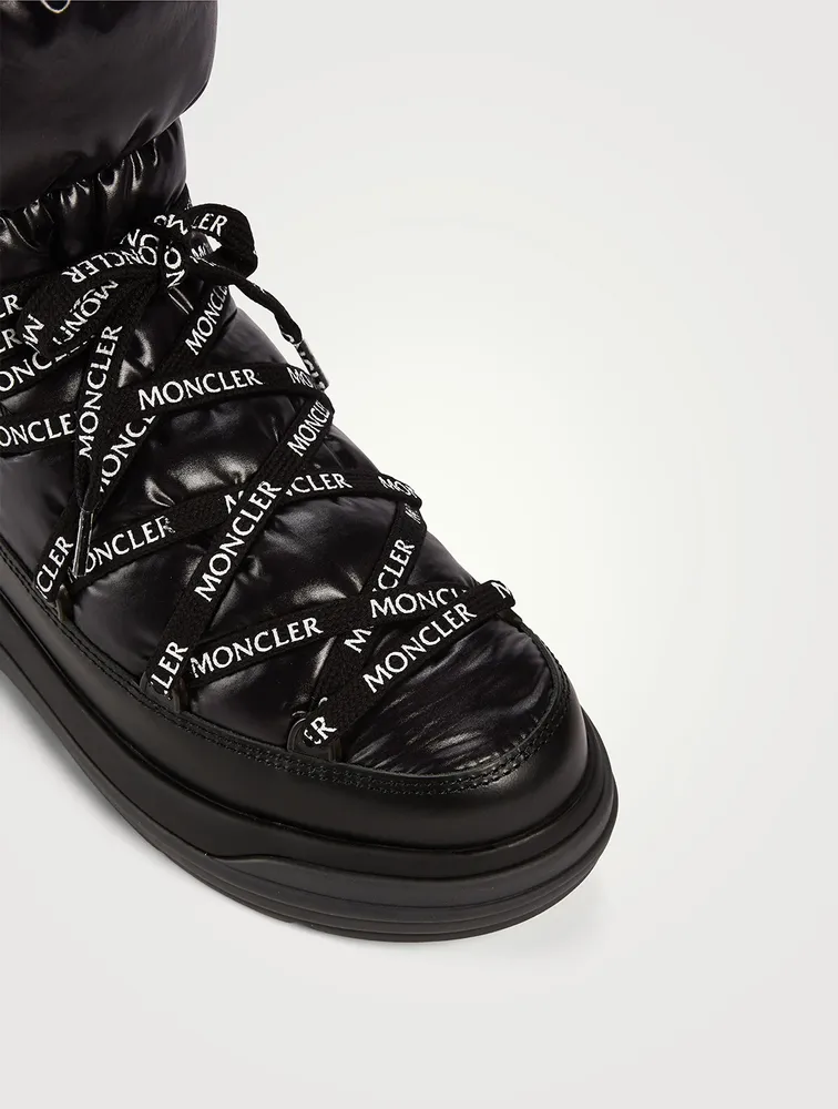 Insolux Nylon And Leather Mid-Calf Boots