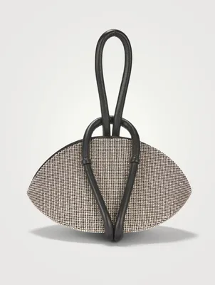 Crystal Mesh Knot Clutch