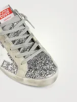 Super-Star Sabot Glitter Mule Sneakers With Leather Star