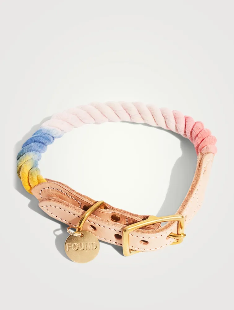 Ombre Cotton Rope Cat & Dog Collar