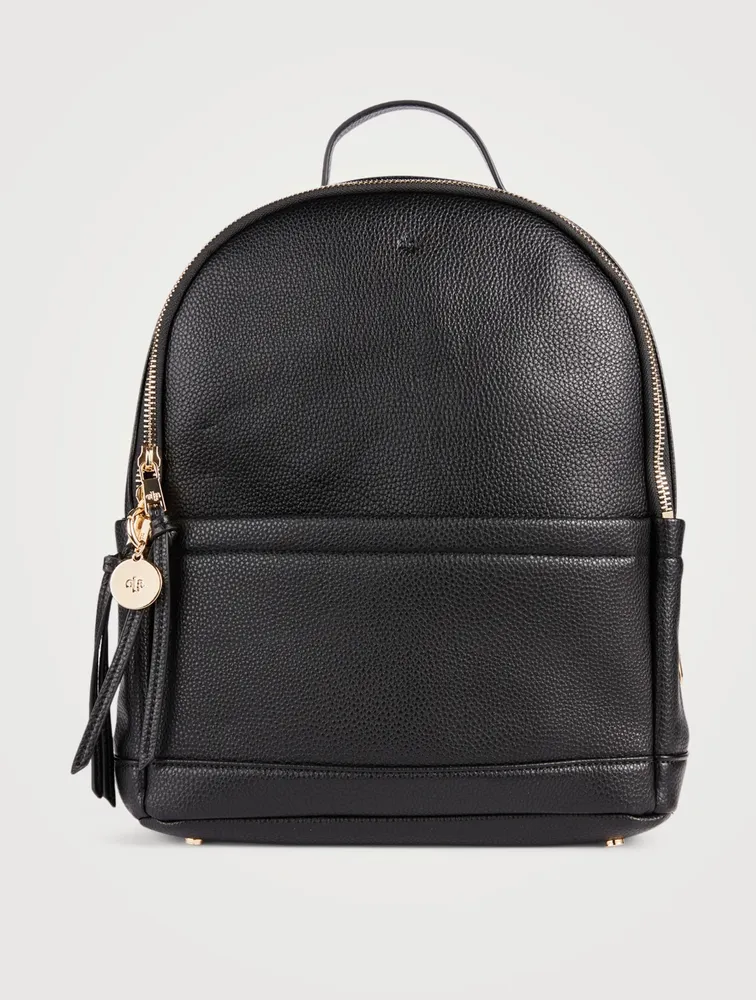 Mini Vegan Leather Backpack