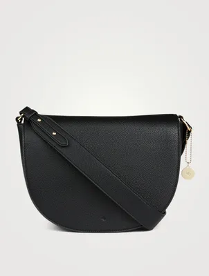 Vegan Leather Saddle Bag