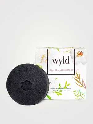 Charcoal Konjac Facial Cleansing Sponge