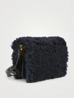 Trunk Mini Shearling Crossbody Bag