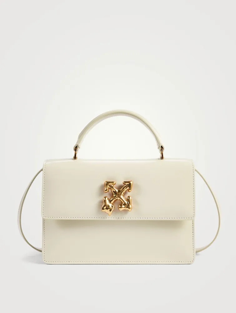 Jitney 1.4 Melted Leather Top Handle Bag