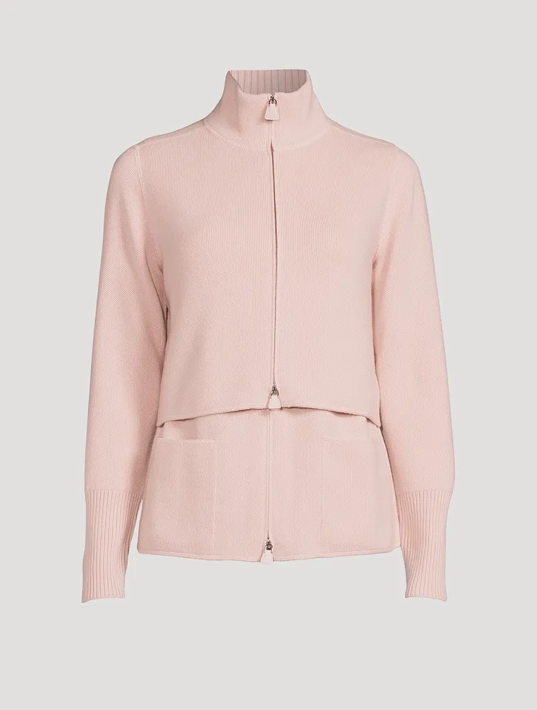 2-In-1 Cashmere Sweater Jacket
