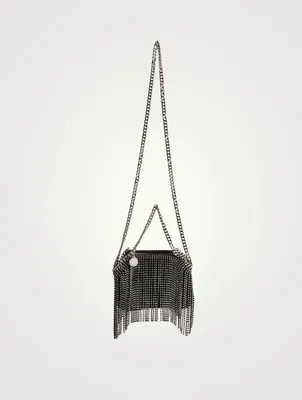 Mini Falabella Tote Bag With Crystal Fringe