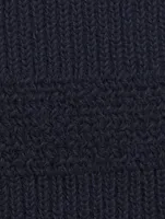 Drop-Waist Knit Mini Dress