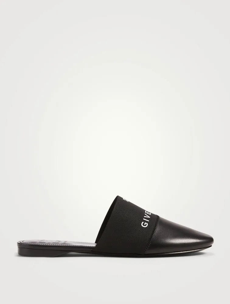 Bedford Leather Flat Mules