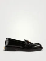 Roman Stud Leather Loafers