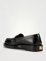Roman Stud Leather Loafers