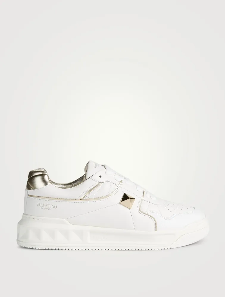 One Stud Leather Sneakers