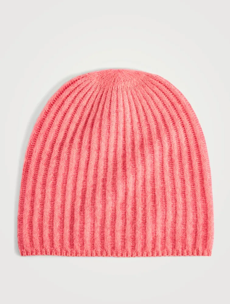 Cashmere Rib Stitch Beanie