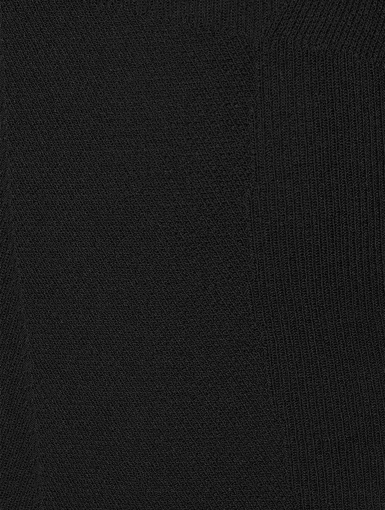 Olvera Knit Square Neck Long-Sleeve Top