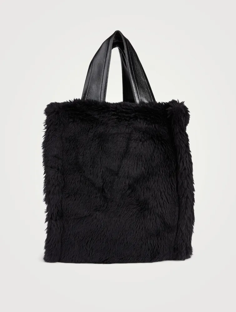 Medium Leia Faux Fur Tote Bag