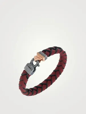Lash Braided Leather Bracelet