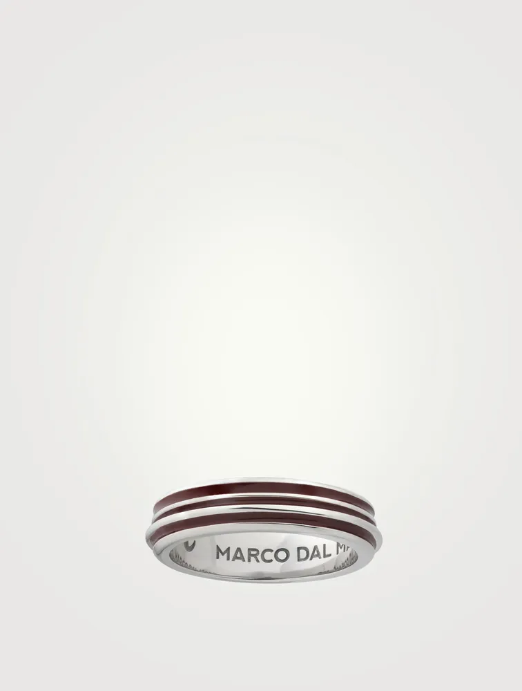 Acies Single Polished Silver Ring