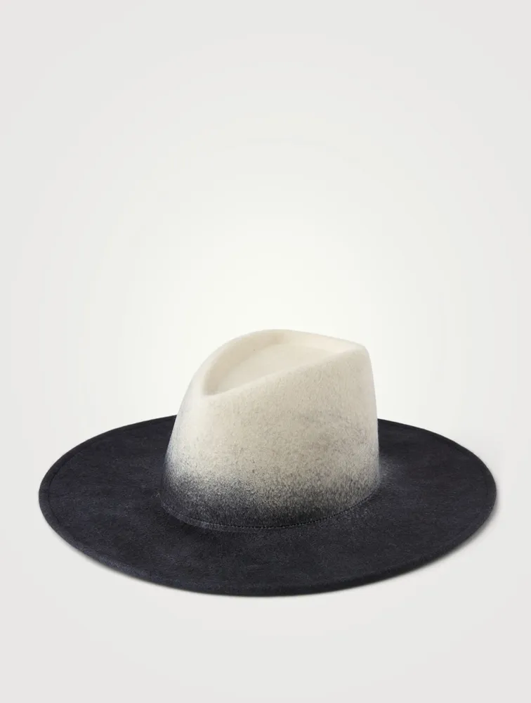 Harlowe Wool Ombre Fedora