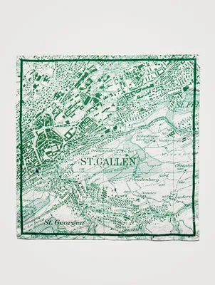 St. Gallen Silk Scarf