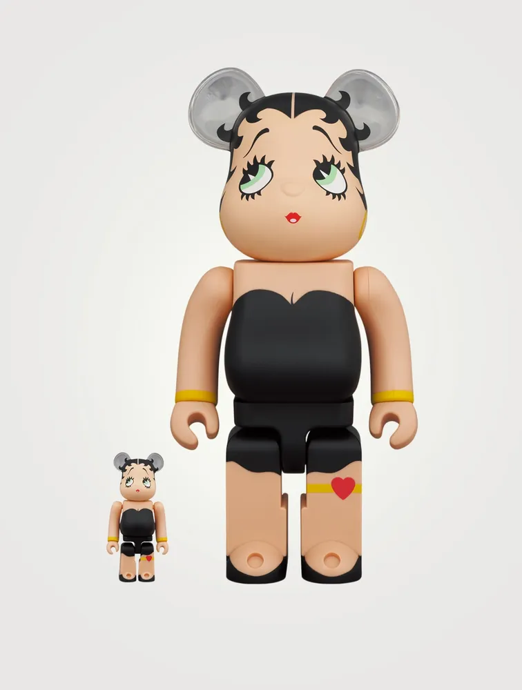 Betty Boop Black Dress 100% & 400% Be@rbrick Set