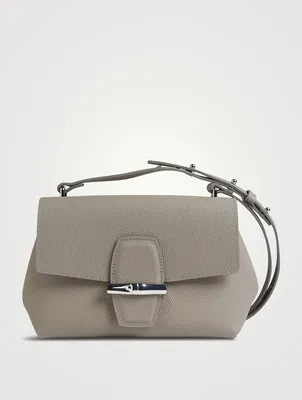 Small Roseau Leather Crossbody Bag