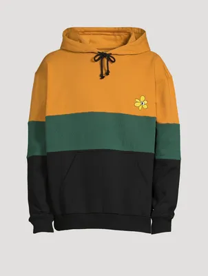 Grass Seeds Tricolour Organic Cotton Hoodie