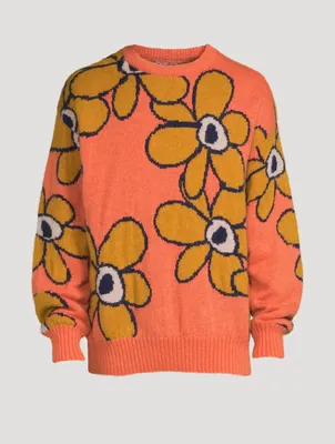 G.L. Dr. Octagon Mohair And Wool Knit Sweater