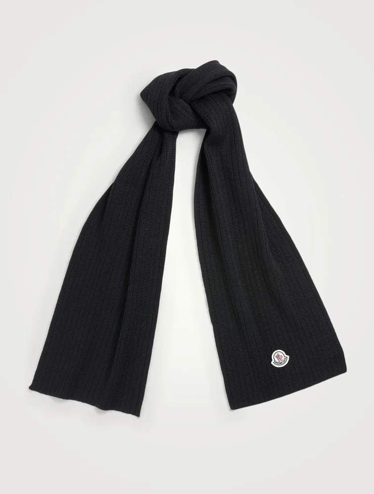 Wool Ribbed Scarf