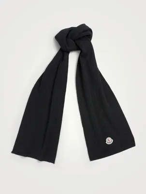 Wool Ribbed Scarf