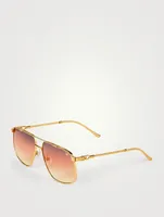 VF Cash 24K Gold Aviator Sunglasses