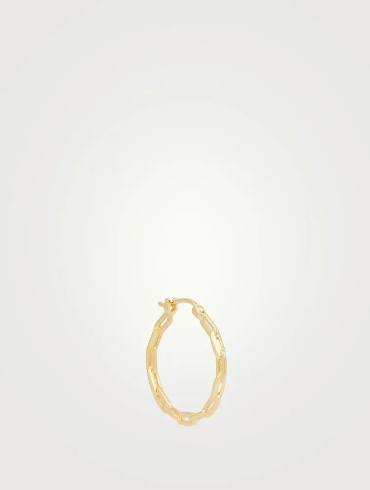 Gemma Goldplated Hoop Earring