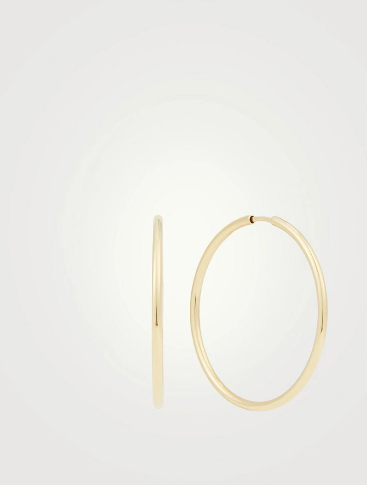 Senorita 35 Goldplated Hoop Earrings