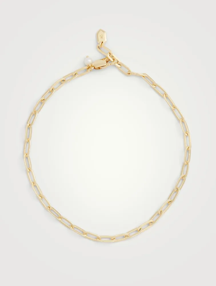 Gemma Goldplated Bracelet With Pearl